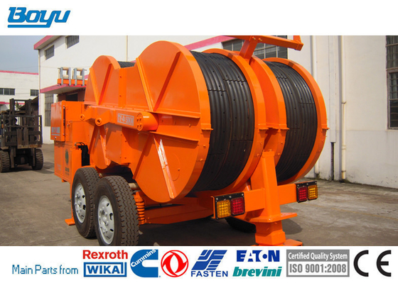 Max Tension 4x50KN Stringing Equipment Hydraulic Cable Tensioner For Overhead Power Lines Hydraulic Tensioner