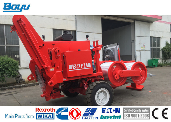 TY180 Hydraulic Cable Puller Stringing Equipment Max Speed 5 Km/H