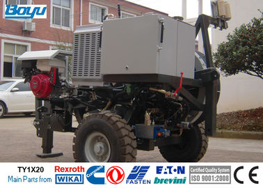 20kN Overhead Line Equipment Hydraulic Tensioner Honda Gasoline Engine D800mm Bull Wheel Speed Reducer German Rexroth